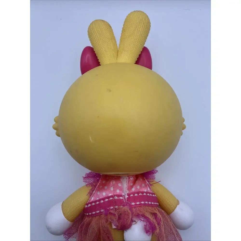 LALALOOPSY PET PALS CARROT LONG EARS VINYL BUNNY DOLL 8 1/2